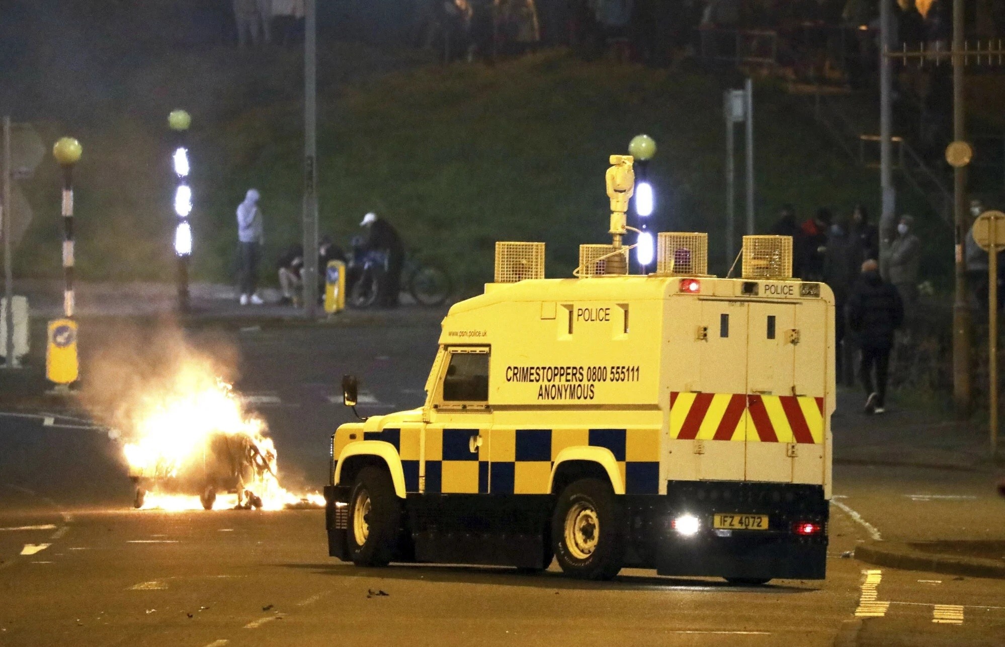 bao dong o Bac Ireland anh 1