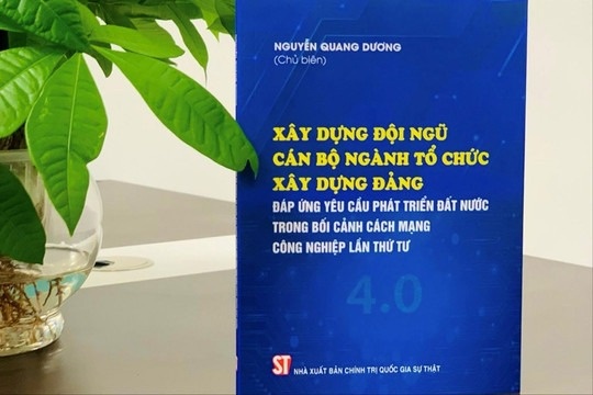 Xuat ban sach ve xay dung can bo nganh To chuc xay dung Dang thoi 4.0 hinh anh