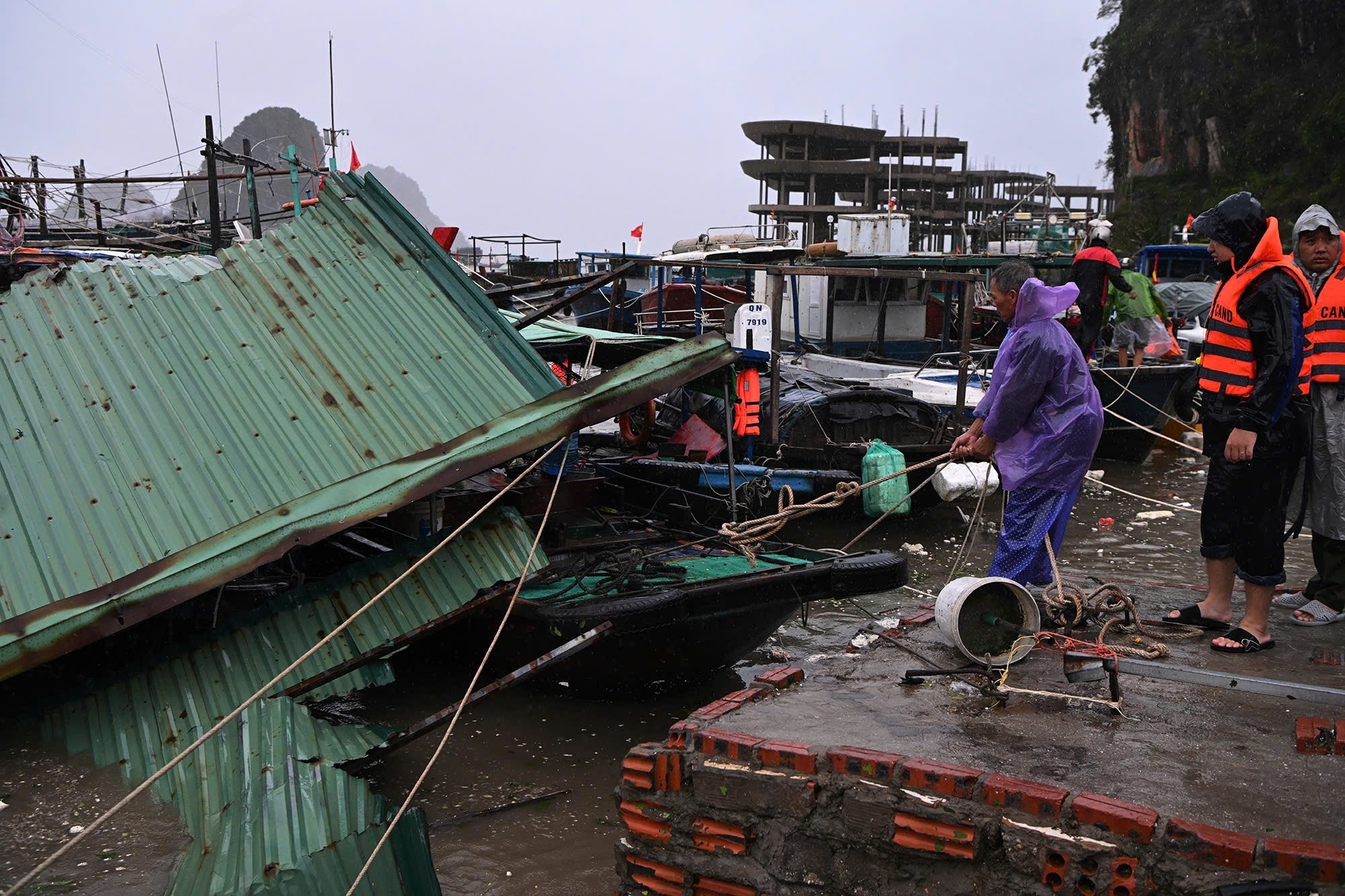Mot cong ty bao hiem thua lo do phai den bu thiet hai bao Yagi hinh anh
