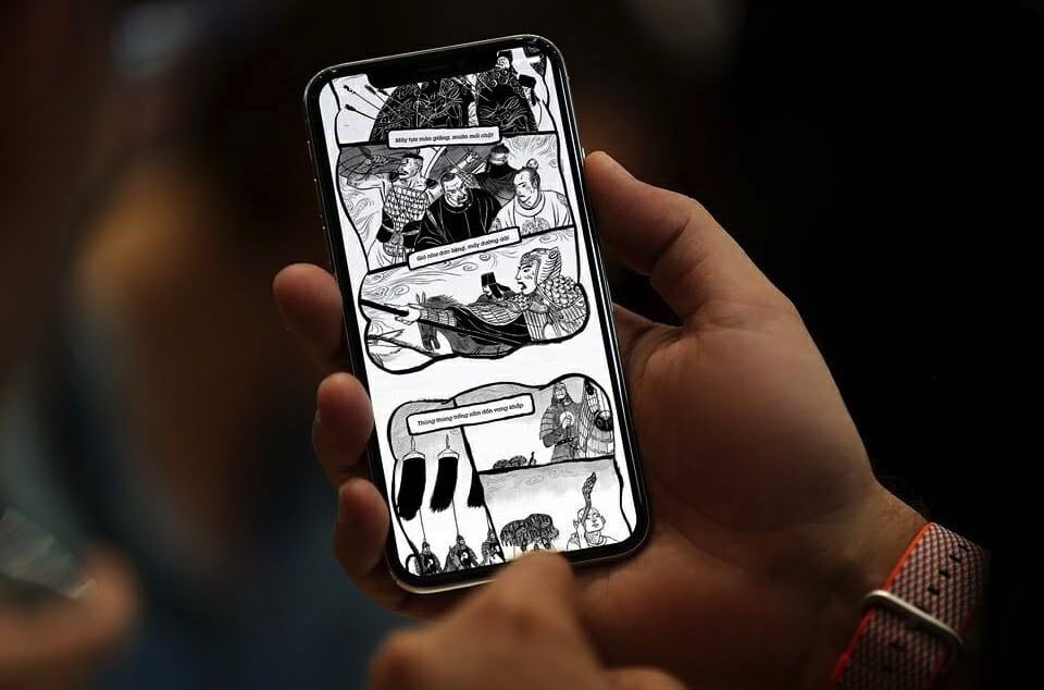 Ung dung truyen tranh ban quyen Comi bat ngo khong truy cap duoc hinh anh