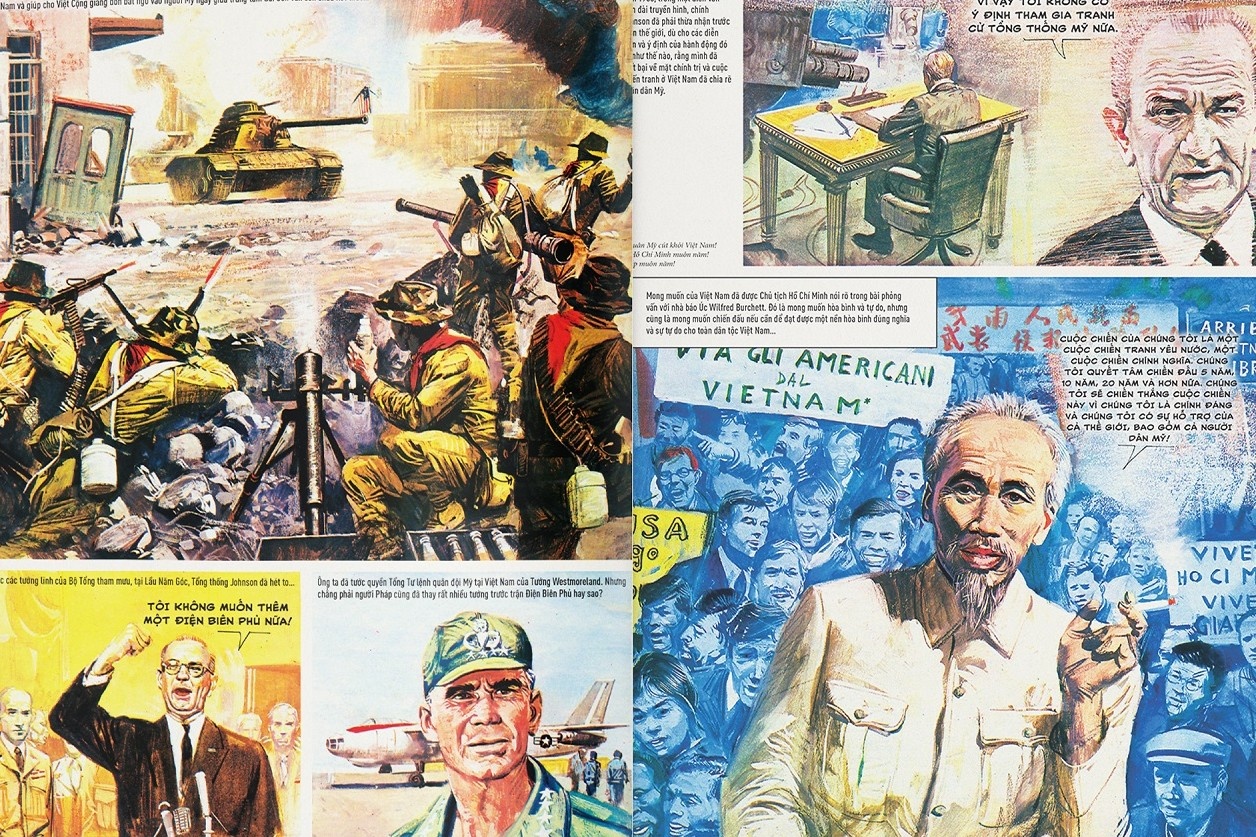 Sach tranh cua Italy ve Chu tich Ho Chi Minh hinh anh