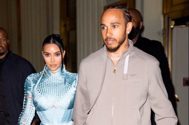 Kim Kardashian va Lewis Hamilton cong khai tinh tu hinh anh