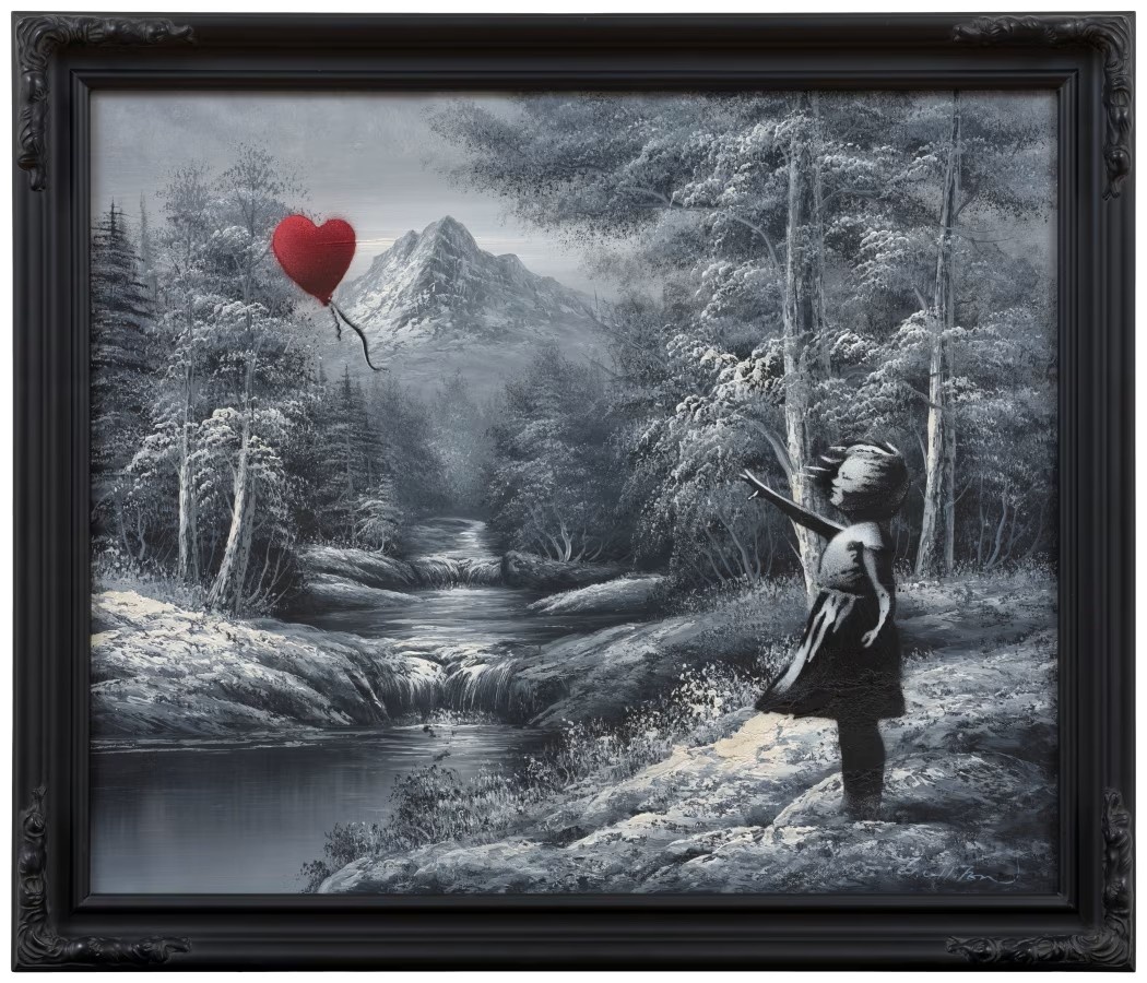 tranh,  USD,  Banksy,  dau gia anh 1
