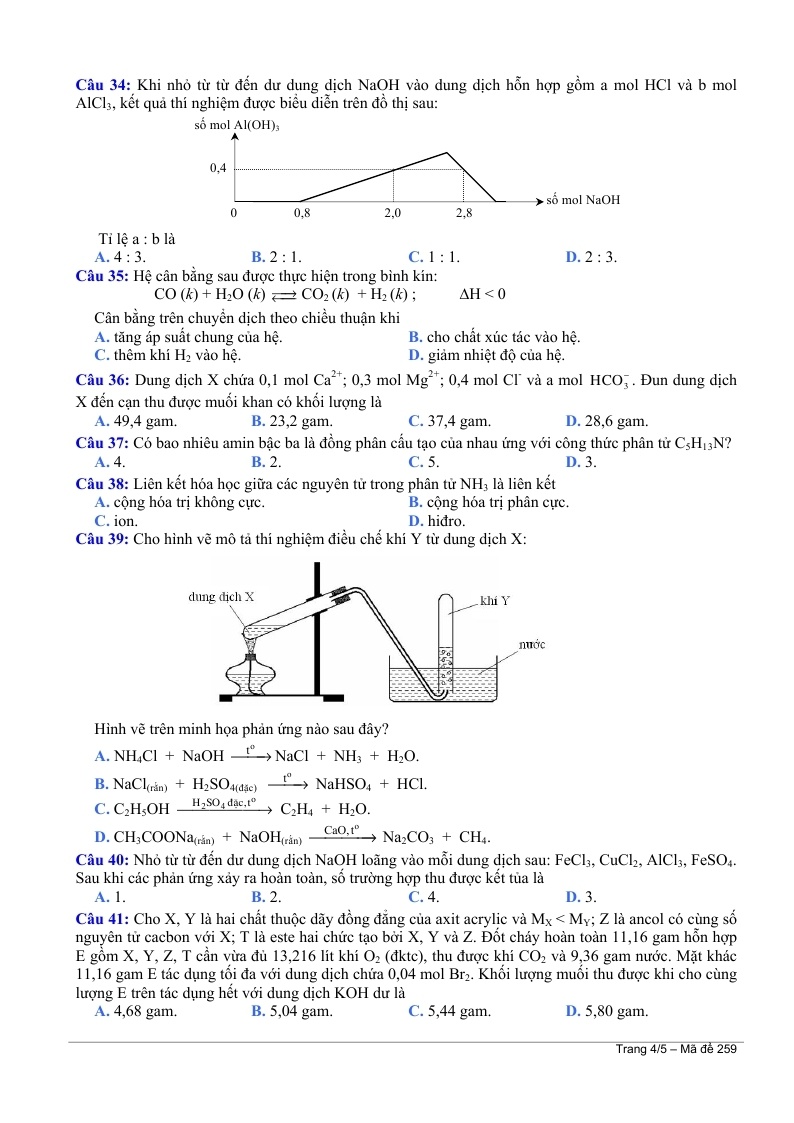 đề thi đại học môn hóa khối A 2014 ảnh 4 de thi dai hoc mon hoa khoi A 2014 anh 4