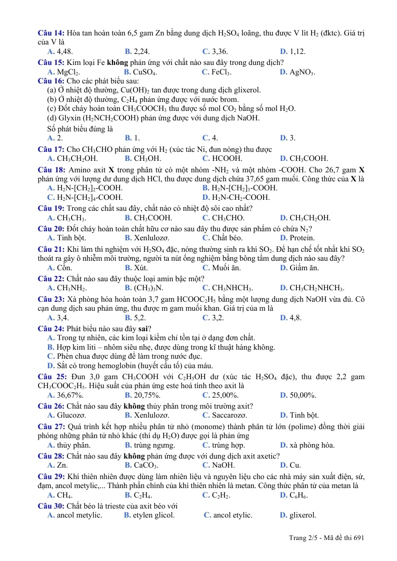 de thi THPT quoc gia mon hoa 2015 anh 2