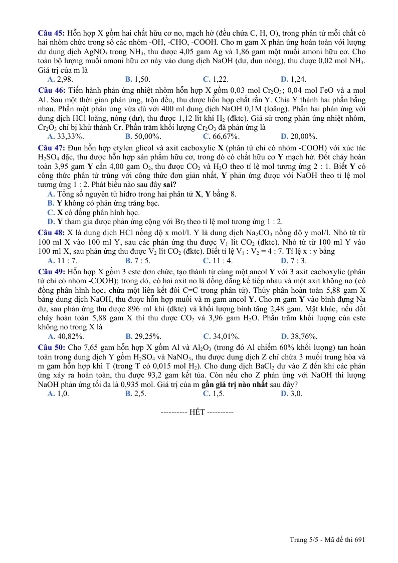 de thi THPT quoc gia mon hoa 2015 anh 5