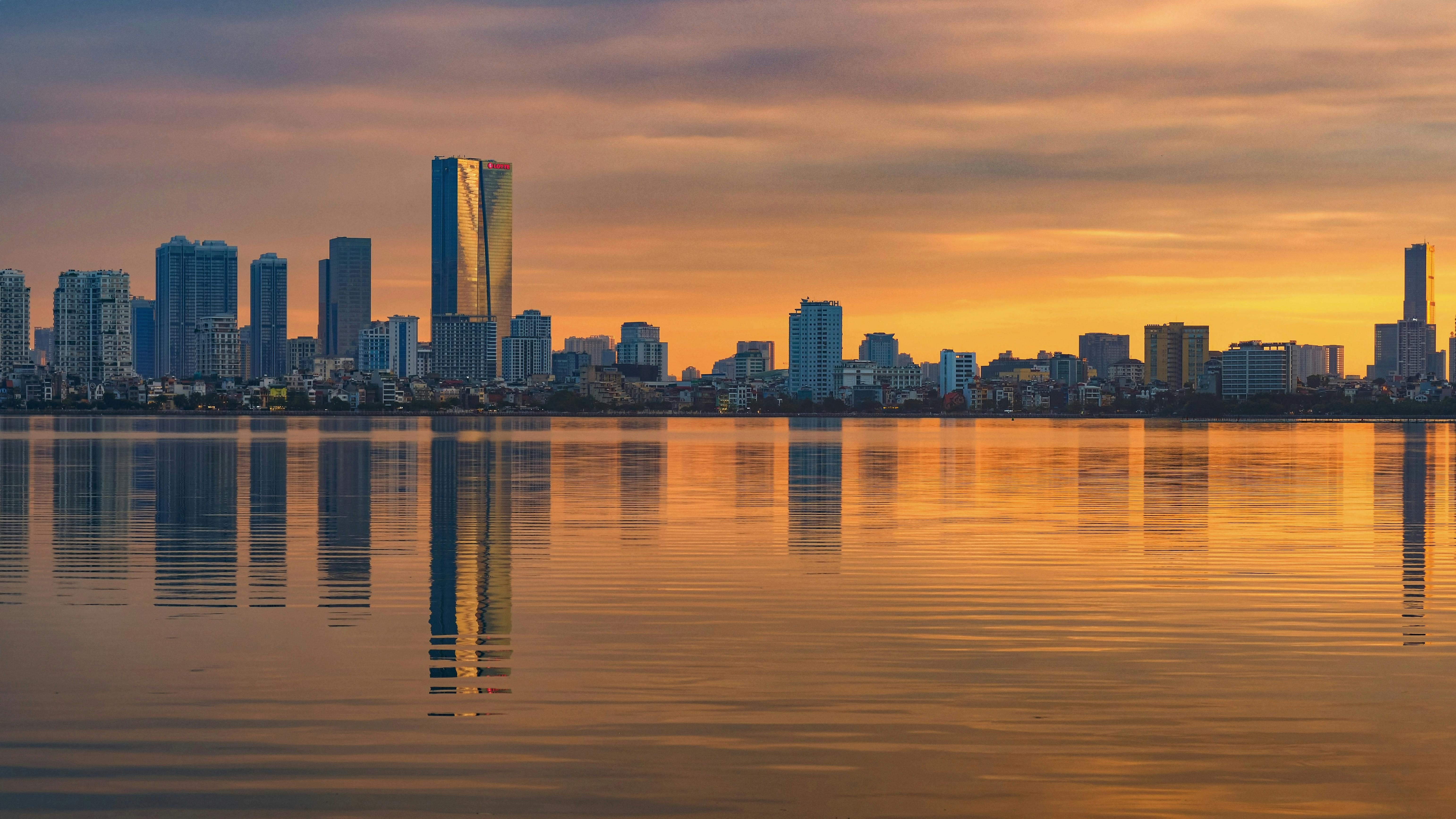 Lang ven do nhin tu pho hinh anh