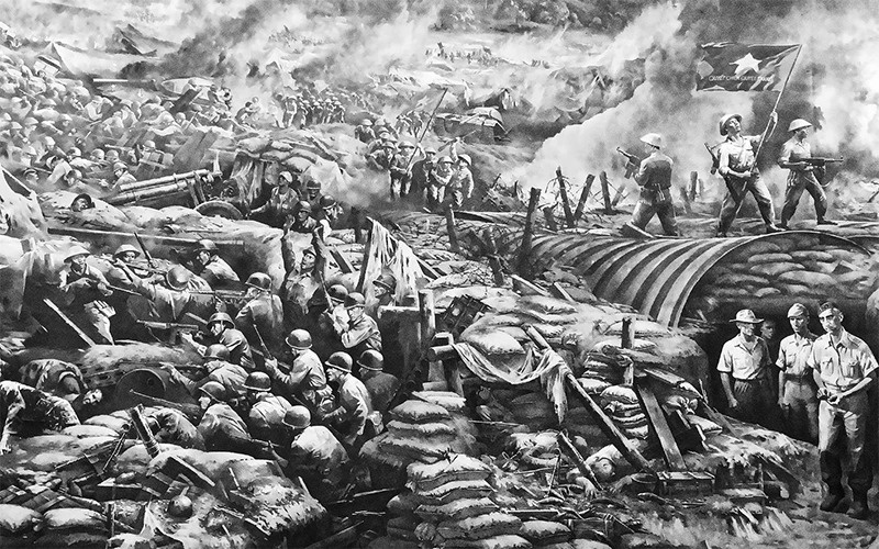 Trong nguc tu van chien dau hinh anh