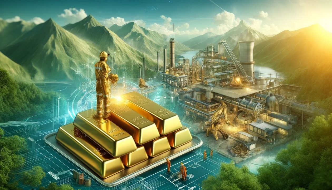 Vang duoc khai thac nhu the nao? hinh anh