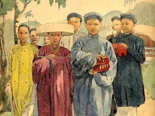 Co vo cam cua cau ca con quan huyen hinh anh