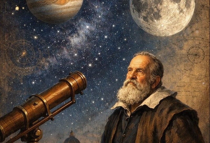Galileo nhìn thấy 'điều kỳ diệu trong bóng tối'