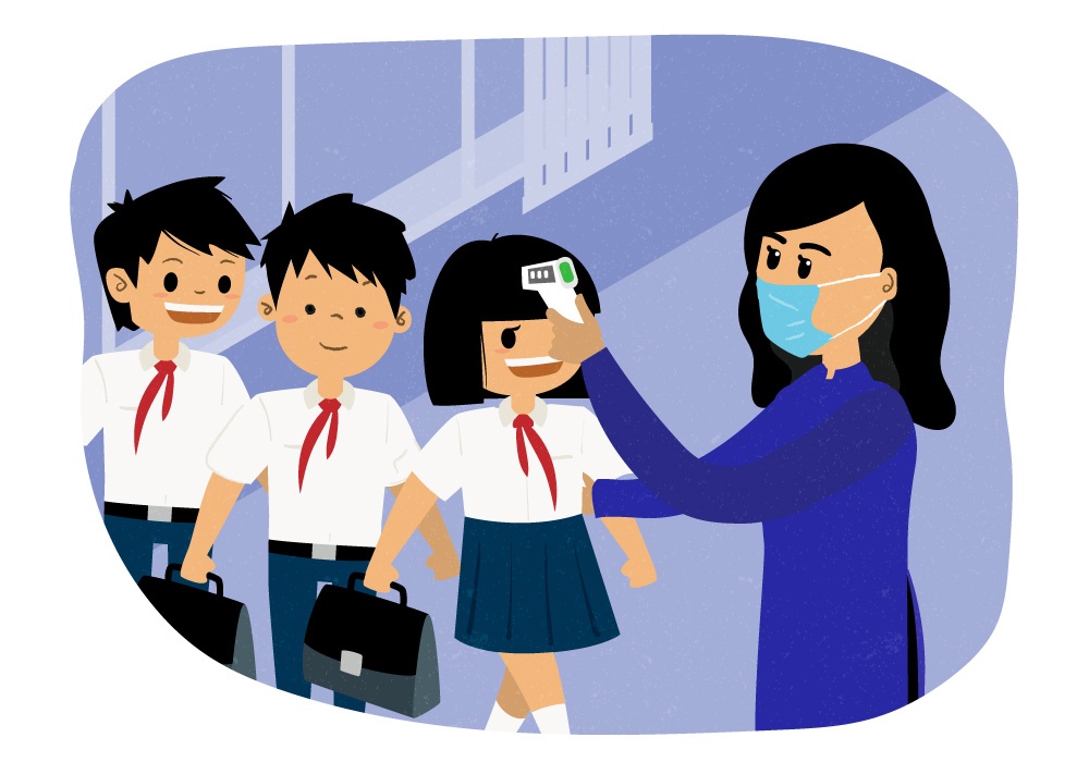 Can lam gi khi tre di hoc tro lai? hinh anh