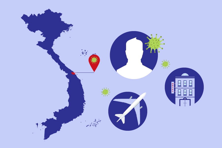 Cac benh nhan Covid-19 o Quang Nam, Ha Noi, TP.HCM da di dau? hinh anh