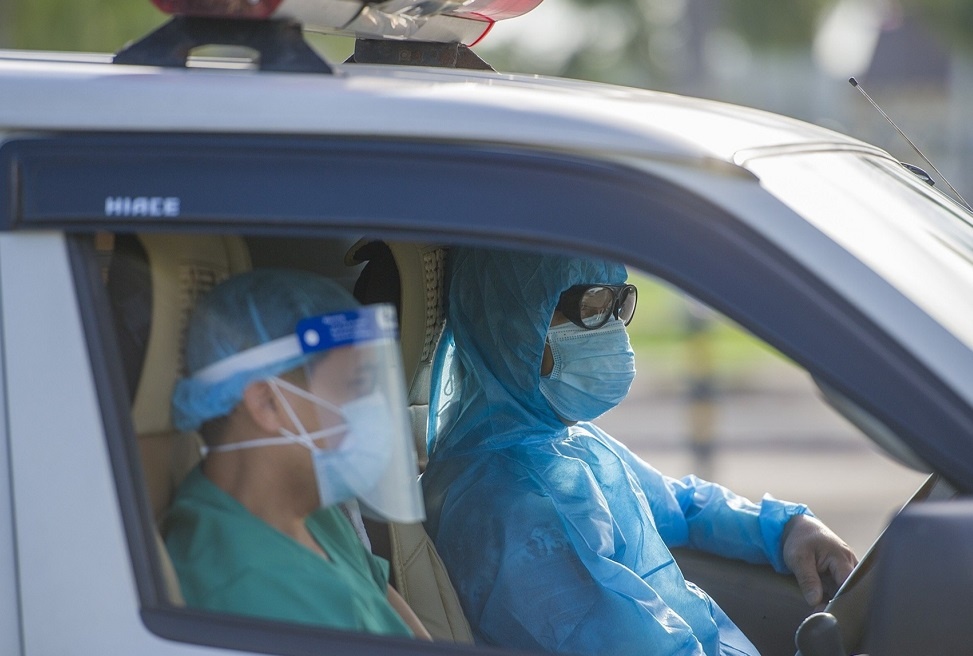 Da Nang co them 5 benh nhan Covid-19, 4 nguoi lam viec o cho hinh anh