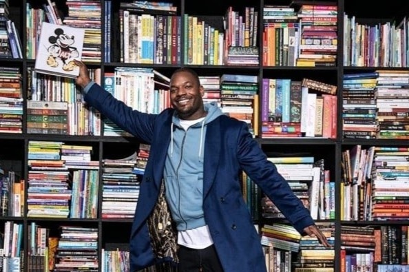 Tu sach 3.500 cuon cua cuu cau thu Martellus Bennett hinh anh