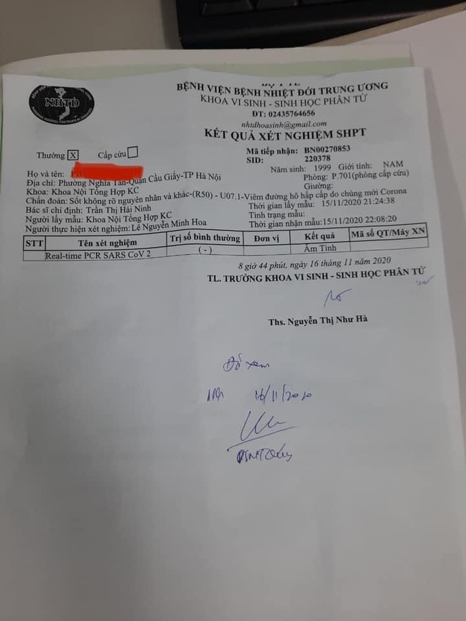 ca nghi mac Covid-19 o Ha Noi anh 1