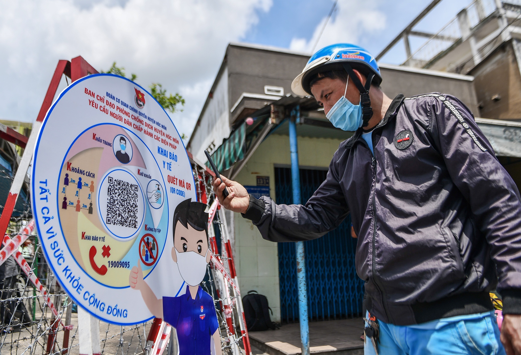 Mot benh nhan Covid-19 o quan Go Vap chua ro nguon lay hinh anh