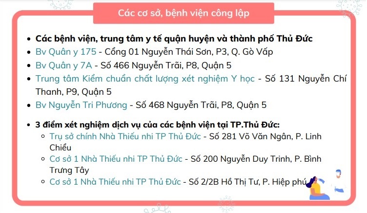 Xét nghiệm sàng lọc Covid-19 tại TP.HCM ảnh 2 Xet nghiem sang loc Covid-19 tai TP.HCM anh 2