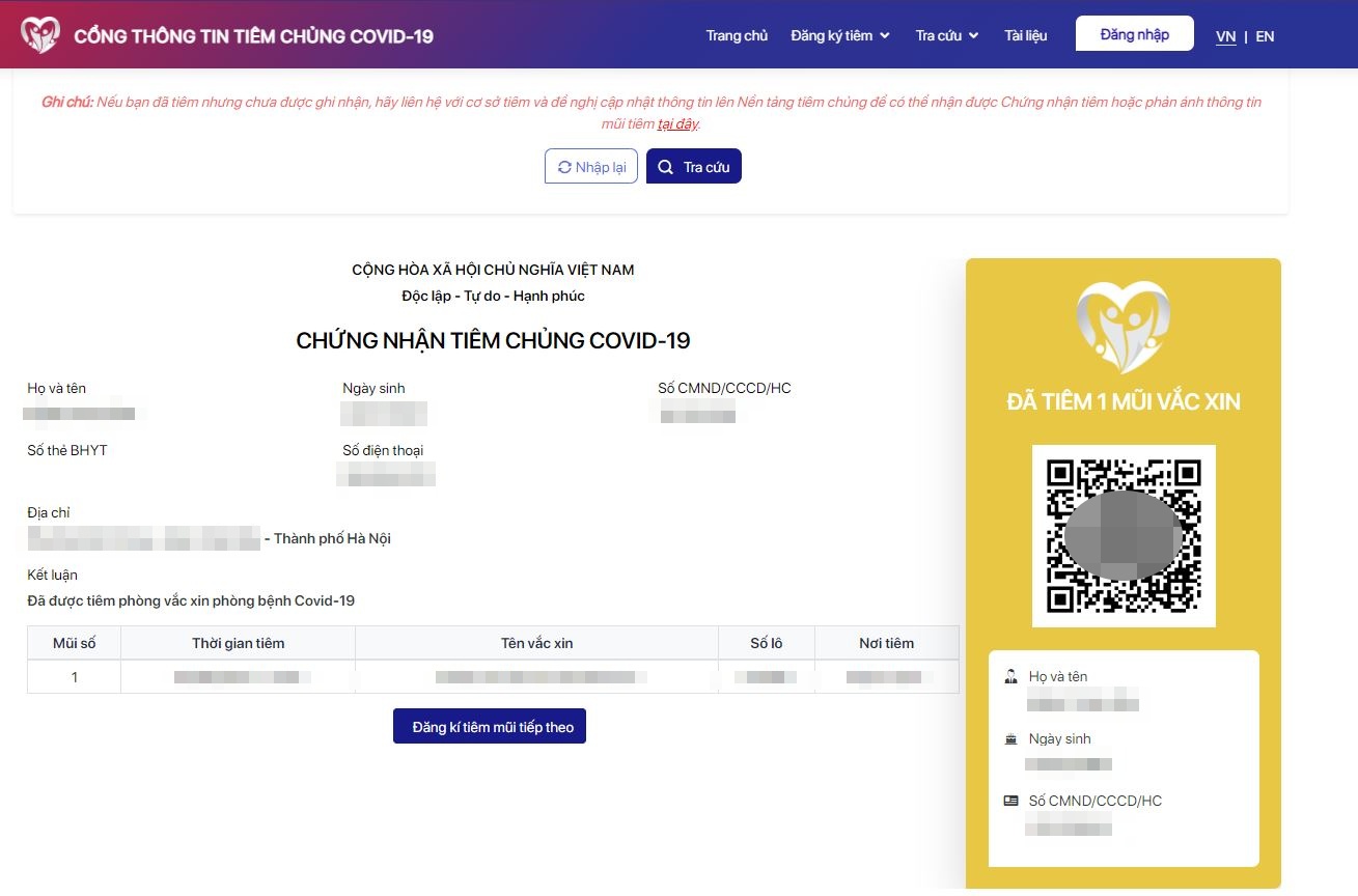 tra cuu thong tin tiem vaccine anh 1