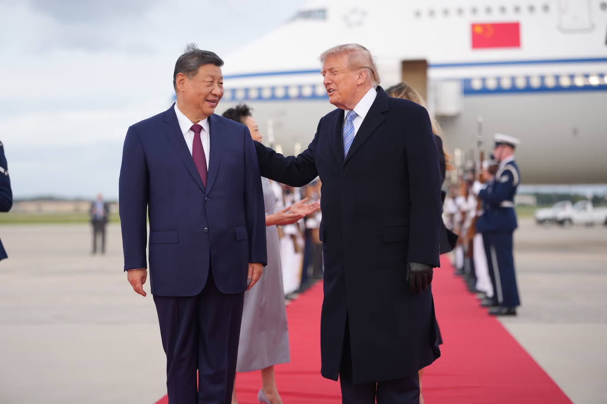 Màn trình diễn trên không chào mừng Chủ tịch Tập Cận Bình thăm Mỹ