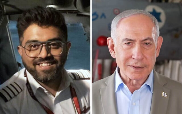 Thủ tướng Netanyahu mời cơ trưởng Flydubai tham gia lễ thắp đuốc