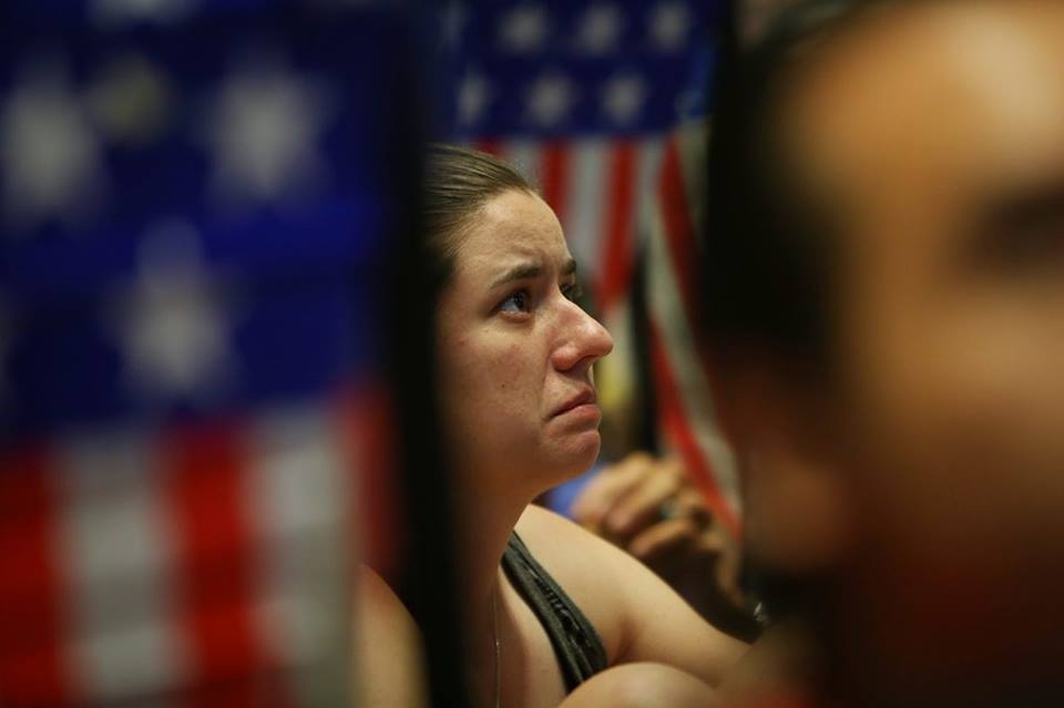 Không khí theo dõi bầu cử ở Đại sứ quán Mỹ tại Hà ảnh 11 Khong khi theo doi bau cu o Dai su quan My tai Ha anh 11