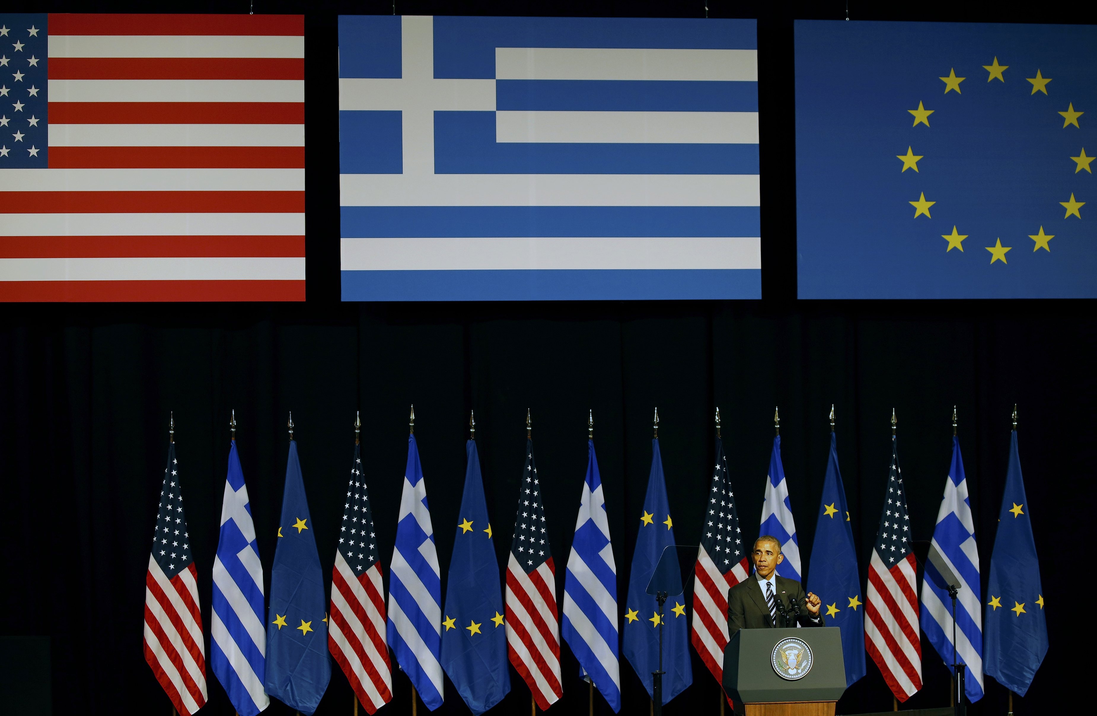 Obama tham den Parthenon anh 8