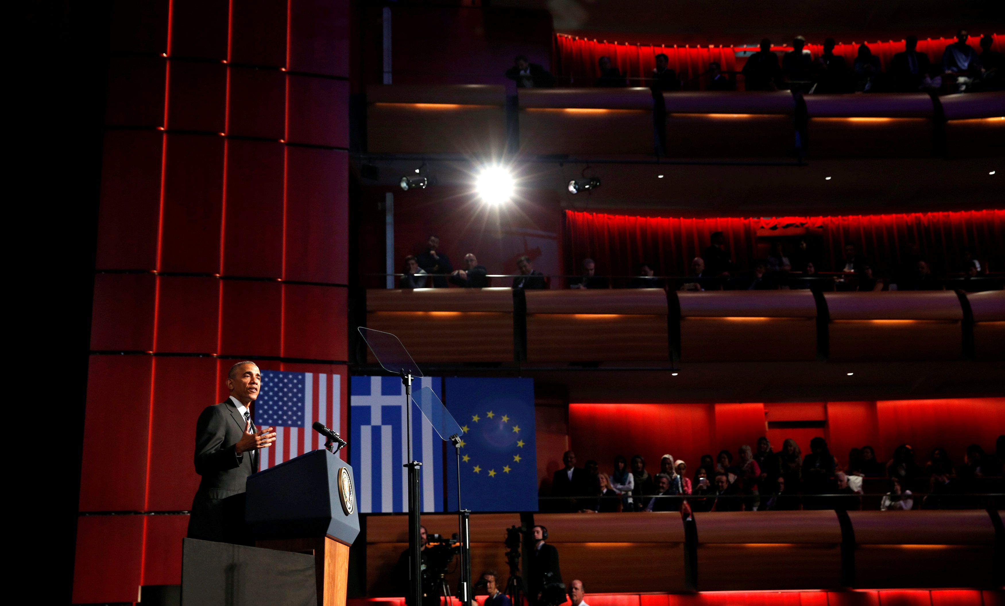 Obama tham den Parthenon anh 7