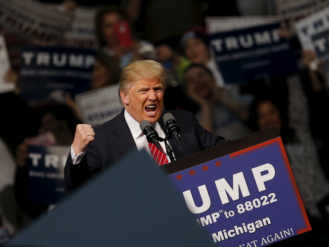 Trump thắng ở Michigan ảnh 1 Trump thang o Michigan anh 1