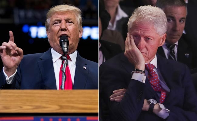 Trump va Bill Clinton dau khau ve tri thong minh cua Trump hinh anh