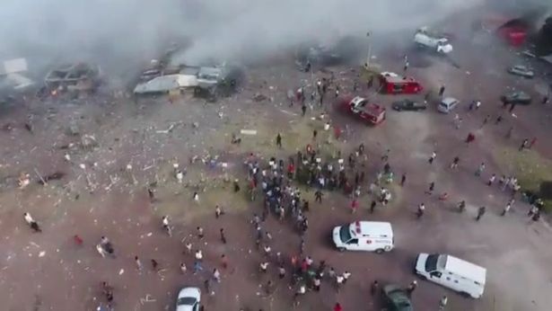 Nổ chợ pháo hoa ở Mexico ảnh 7 No cho phao hoa o Mexico anh 7