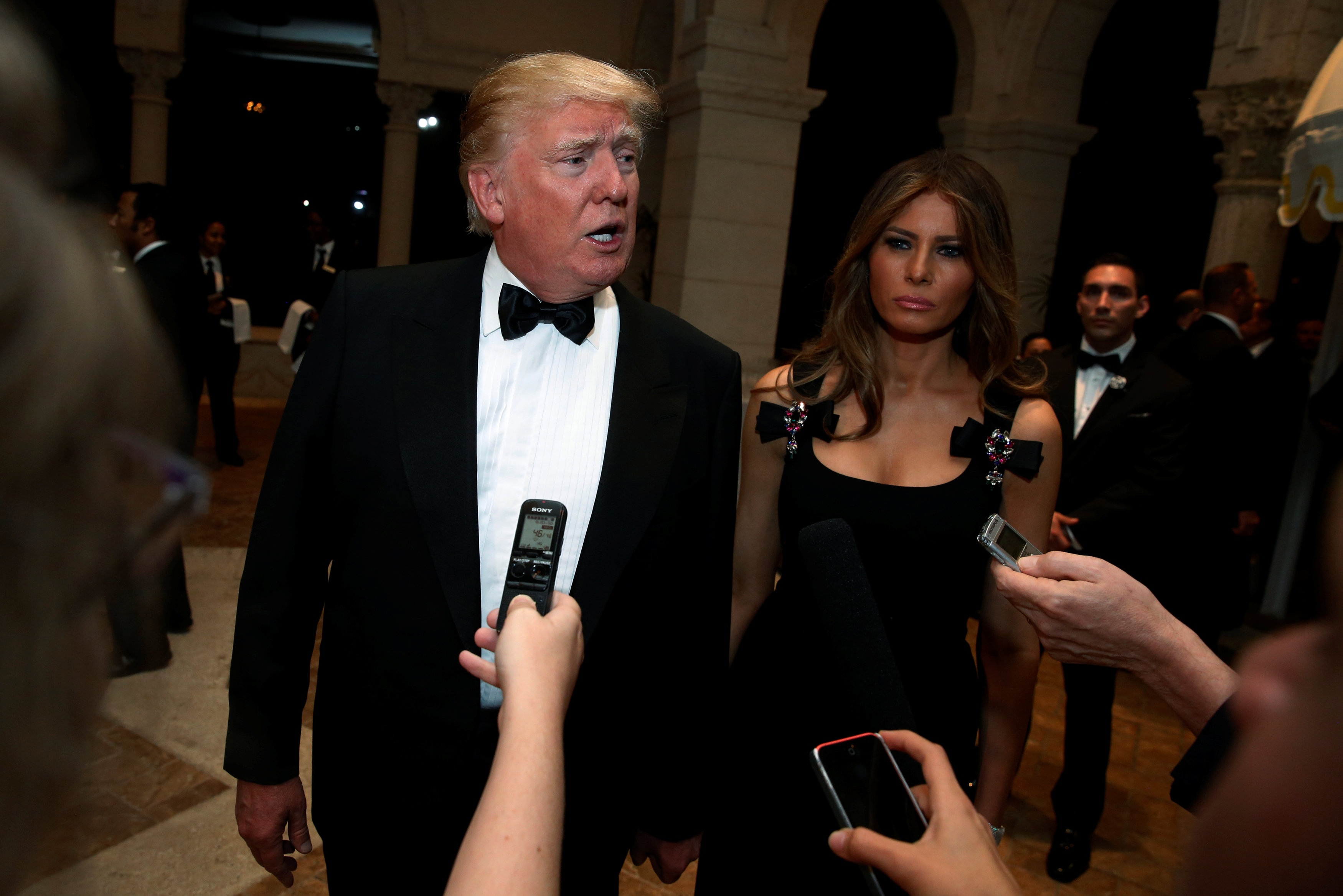 Ong Trump to chuc hop bao 2 thang sau khi dac cu hinh anh