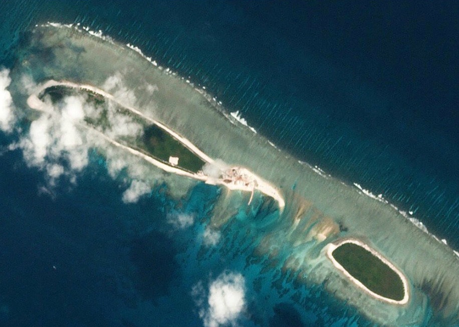 Trung Quoc xay cong trinh phi phap moi o Hoang Sa hinh anh