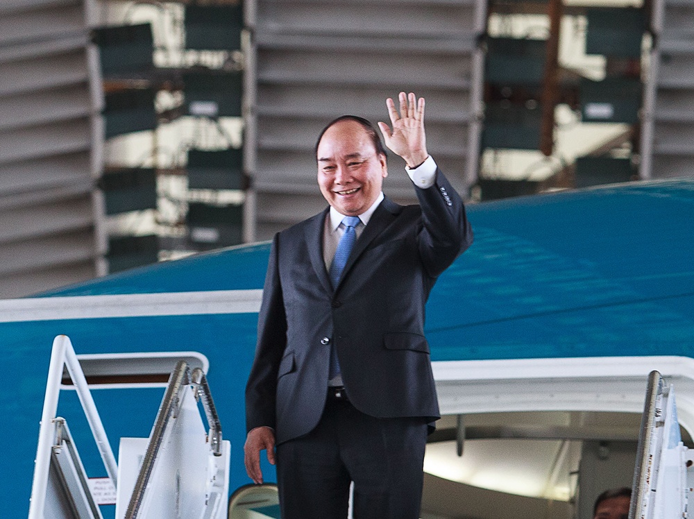 Ngay dau tien cua Thu tuong Nguyen Xuan Phuc tai New York hinh anh