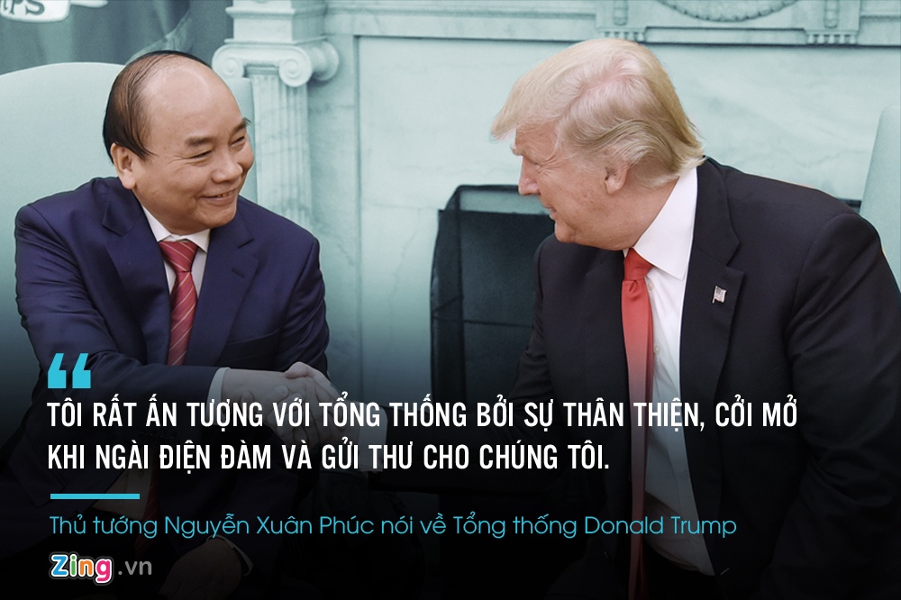 Thủ tướng Nguyễn Xuân Phúc gặp Tổng thống Trump ảnh 7 Thu tuong Nguyen Xuan Phuc gap Tong thong Trump anh 7