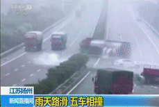 Tong xe lien hoan tren cao toc Trung Quoc vi duong tron hinh anh