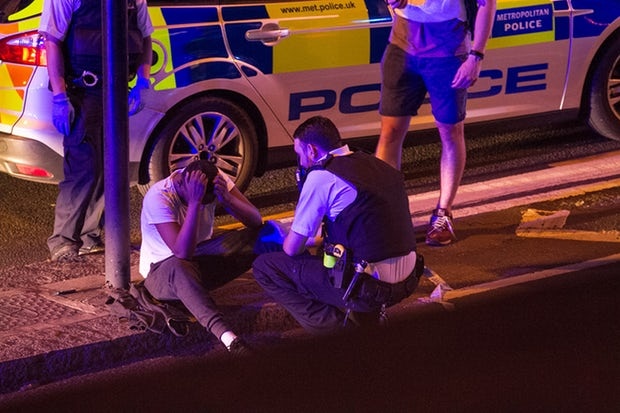 dam xe o London anh 3