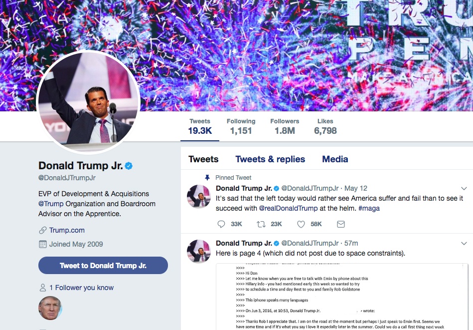 con trai tổng thống Trump ảnh 2 con trai tong thong Trump anh 2