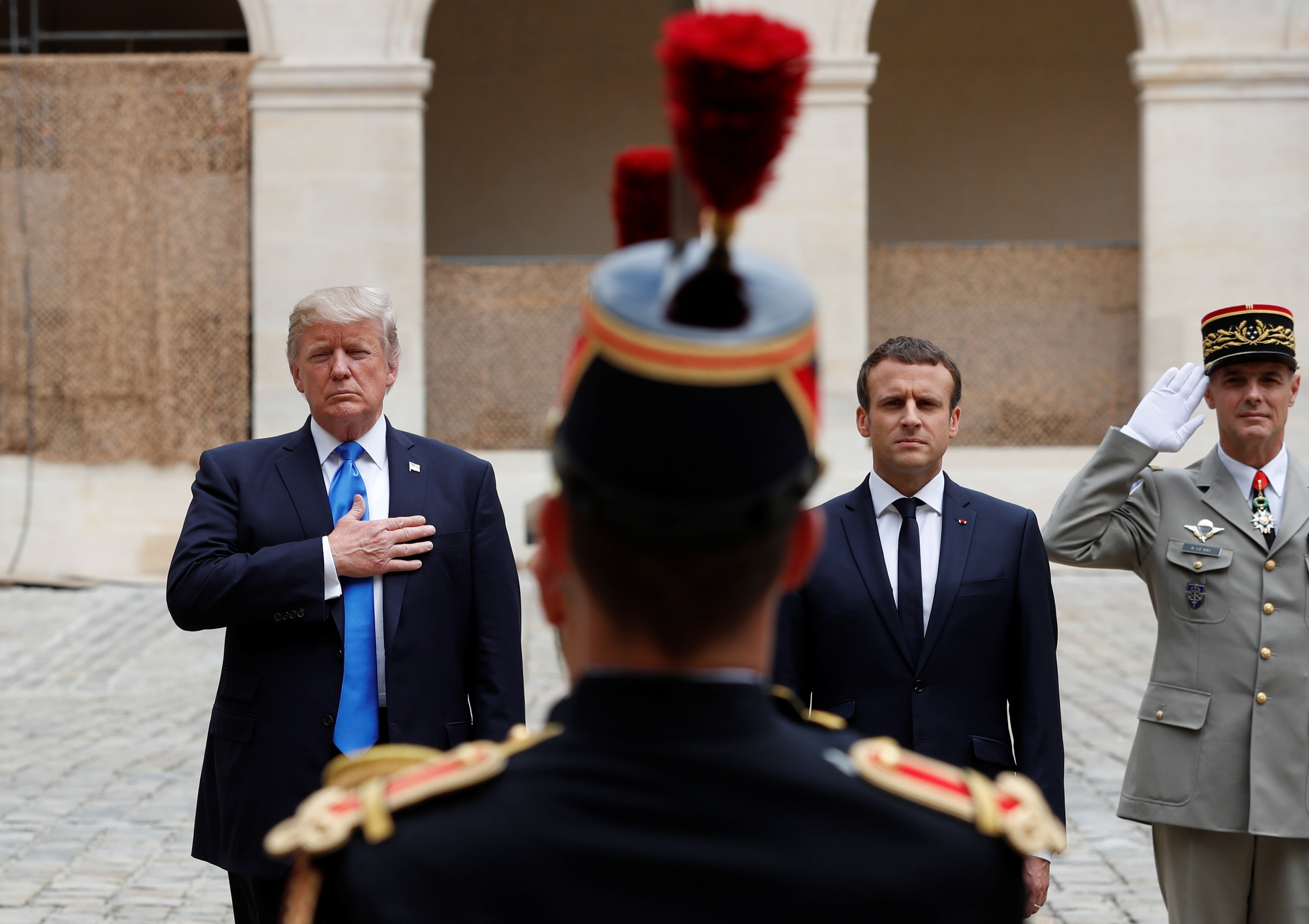Trump gap Macron anh 4