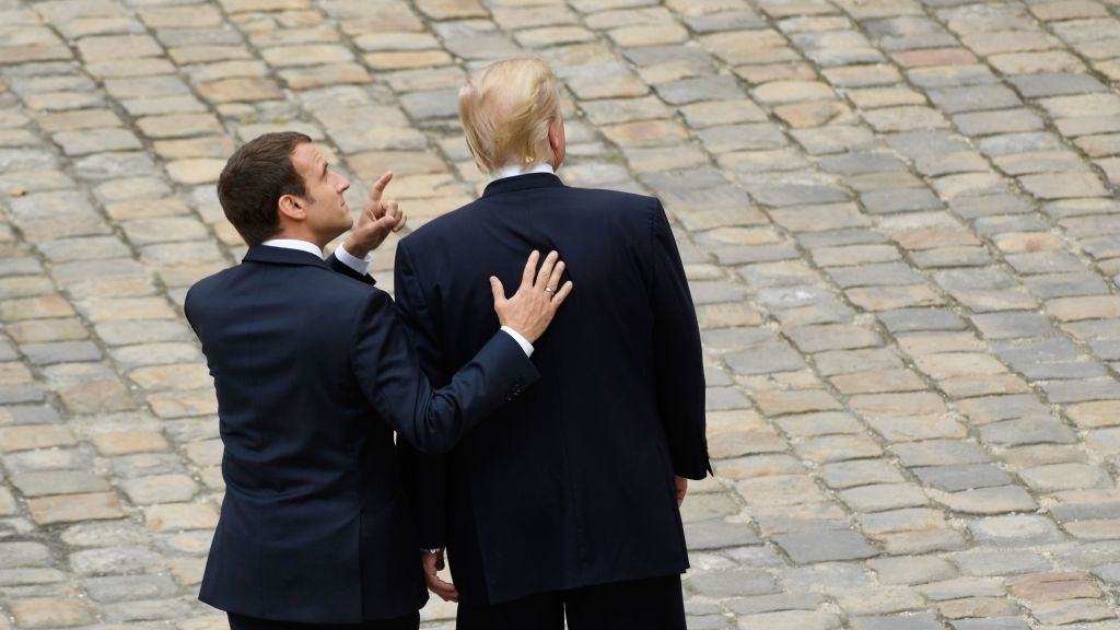 Trump gap Macron anh 6