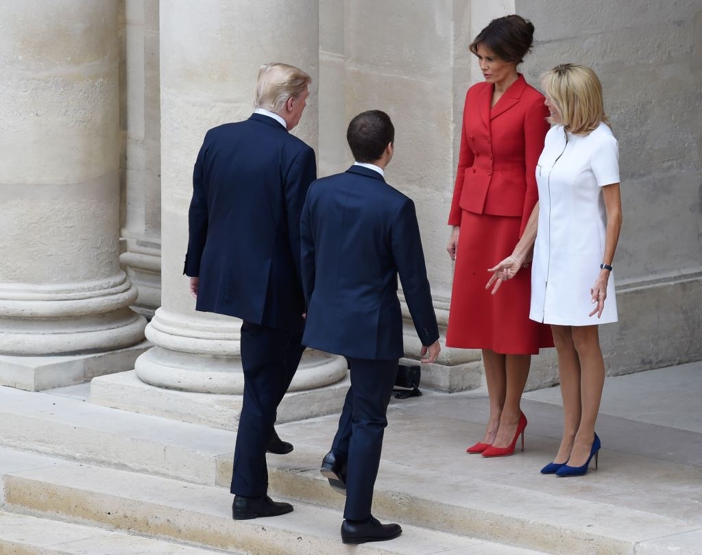 Trump gap Macron anh 8