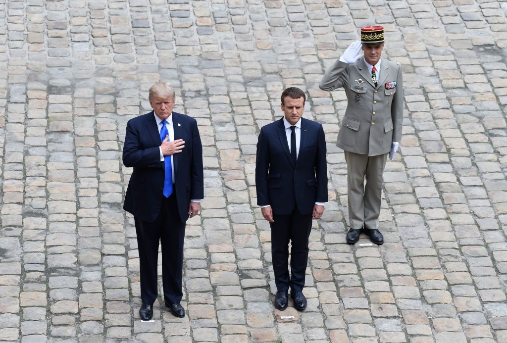 Trump gap Macron anh 3