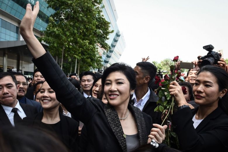 Toa toi cao ket an ba Yingluck 5 nam tu hinh anh