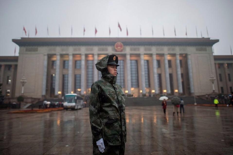 Dai hoi dang Trung Quoc mo man giua troi mua thang 10 hinh anh