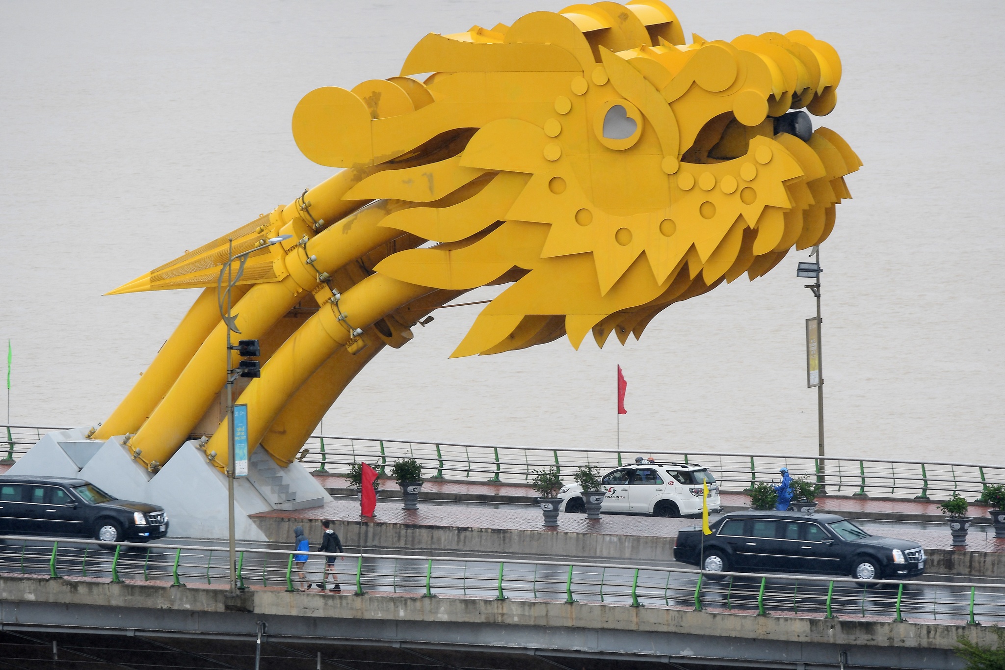 xe tong thong My o Da Nang,  tong thong My den Da N anh 16