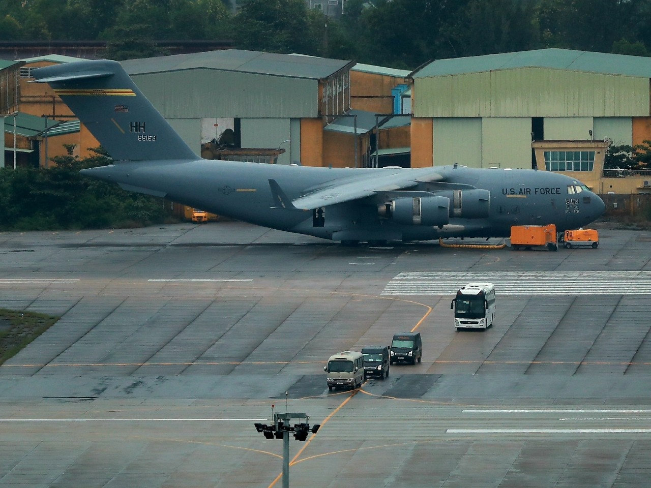 xe tong thong My o Da Nang,  tong thong My den Da N anh 24