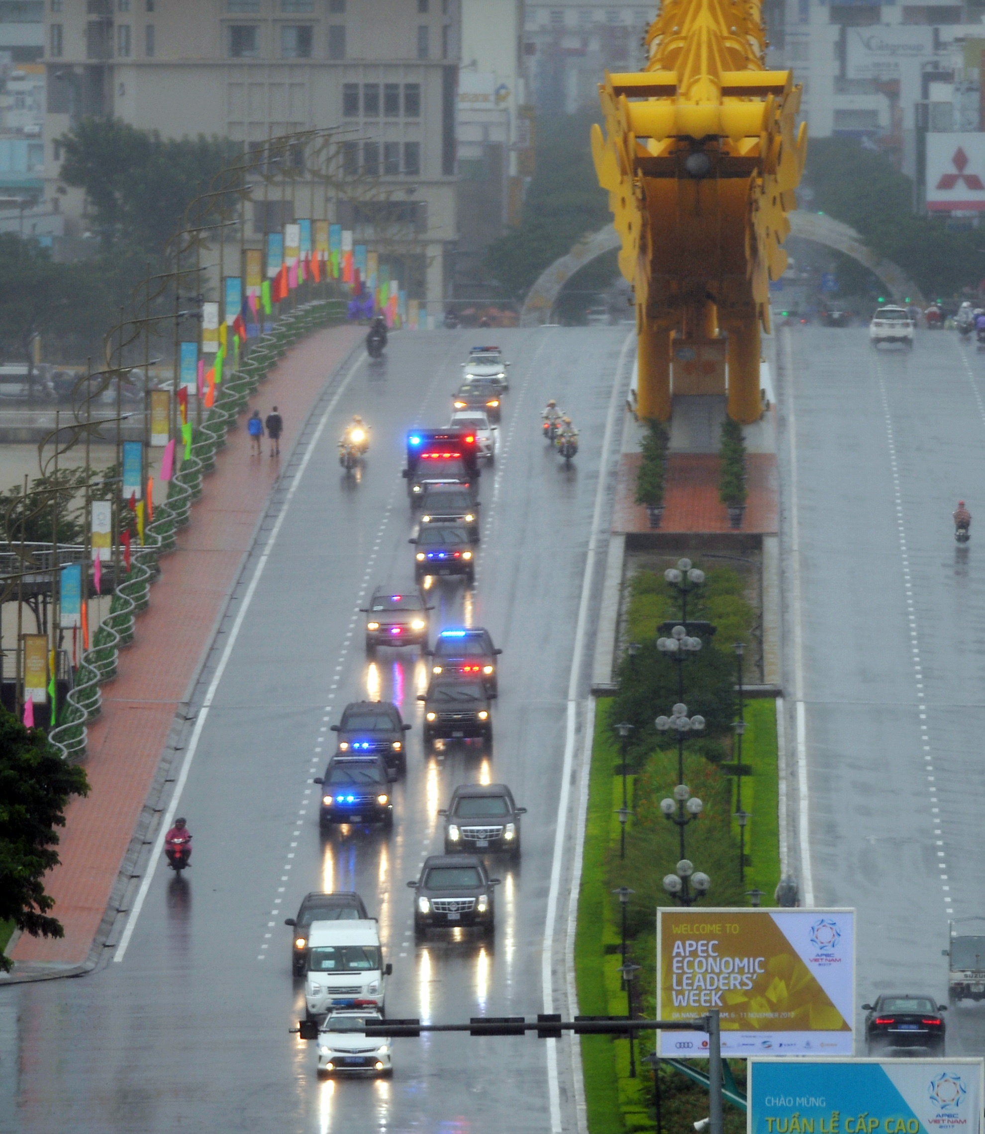 xe tong thong My o Da Nang,  tong thong My den Da N anh 14