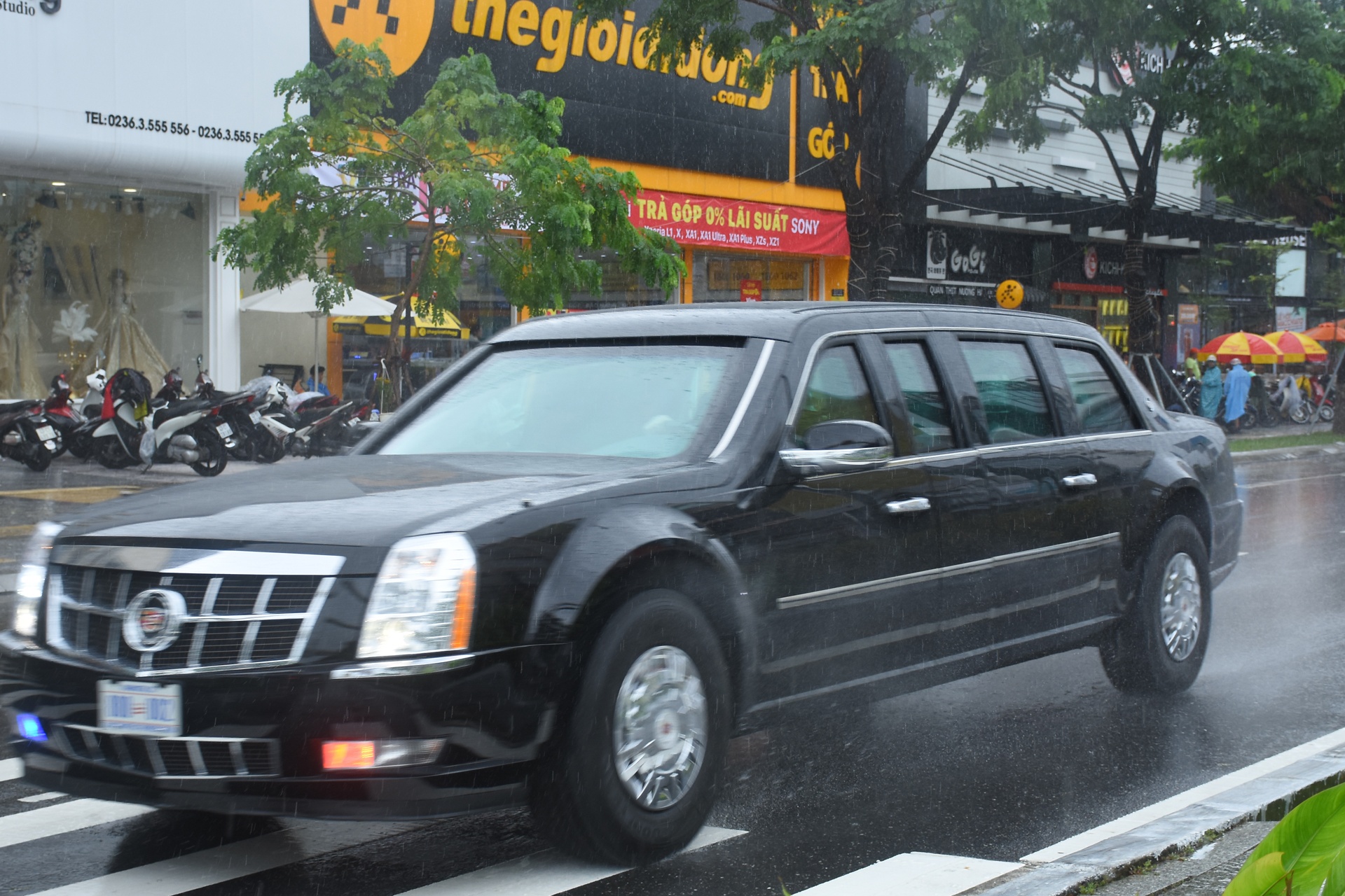 xe tong thong My o Da Nang,  tong thong My den Da N anh 5