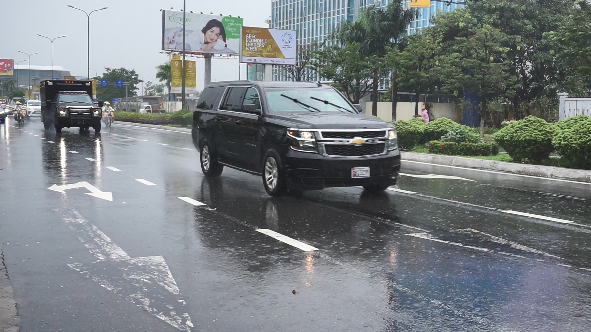 xe tong thong My o Da Nang,  tong thong My den Da N anh 12