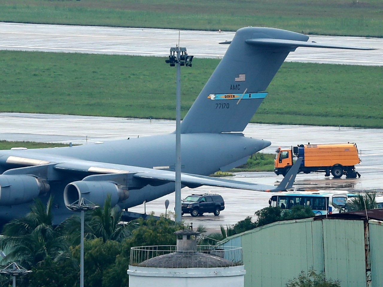 xe tong thong My o Da Nang,  tong thong My den Da N anh 26